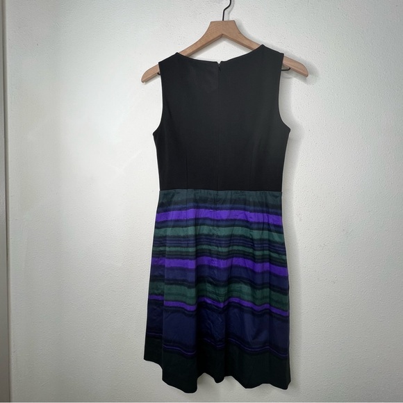 Theory Blaine Dress, black/ multi, size 6 - Picture 2 of 5